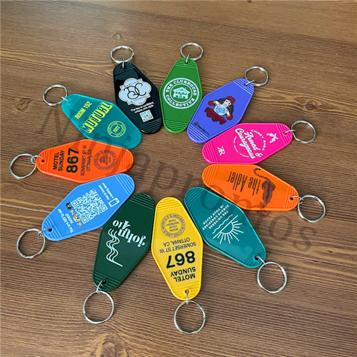 Custom Key Tags Ship in 3 Days 50 Pcs Vintage Hotel Motel Keychain
